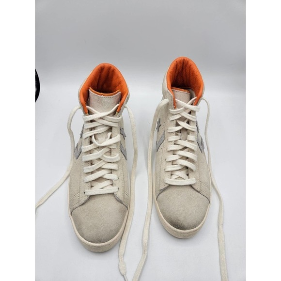 Converse x Bugs Bunny Pro Leather High Top Mens 6 Womens 7.5 Gray Orange - Picture 2 of 13